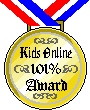 Kids Online 101% Award
