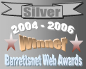Silver Winner - Barrettsnet Web Awards