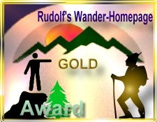 Rudolf's Wander-Homepage Gold Award