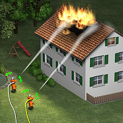 'Swiss Fire Fighter' game